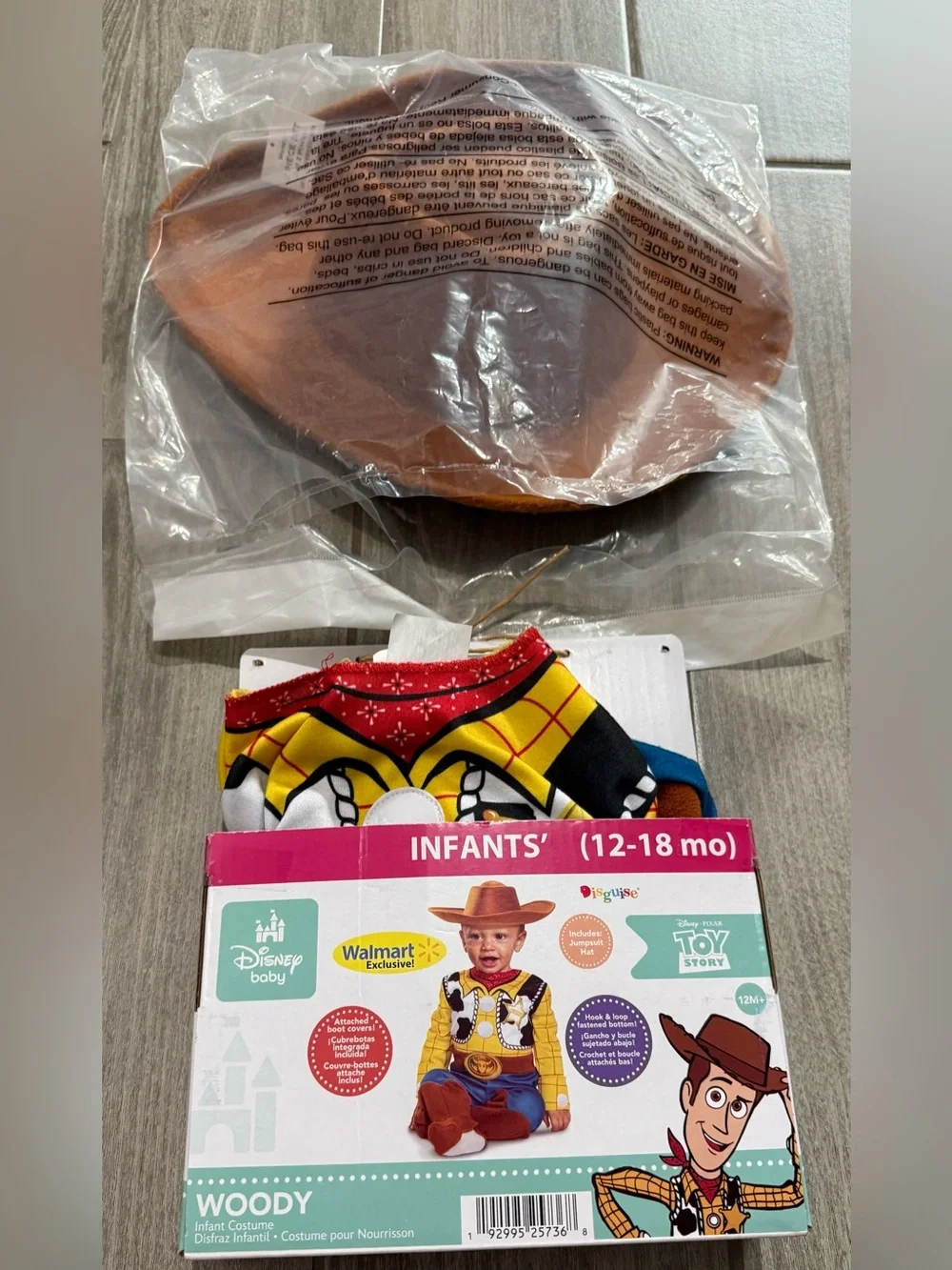 Disney Woody-Inspired Cowboy Costume - Yellow, Blue, Brown